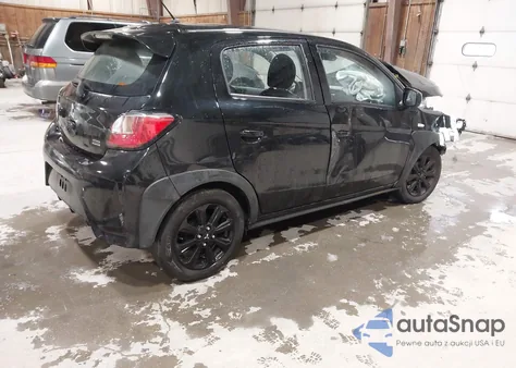 2023 Mitsubishi Mirage Black Edition из США, поврежденный, VIN ML32AWHJXPH007090
